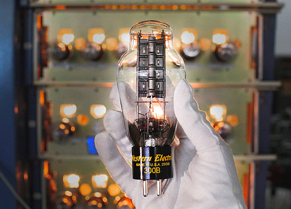 Western Electric 300B Triode Vacuum Tube - Matched Pair