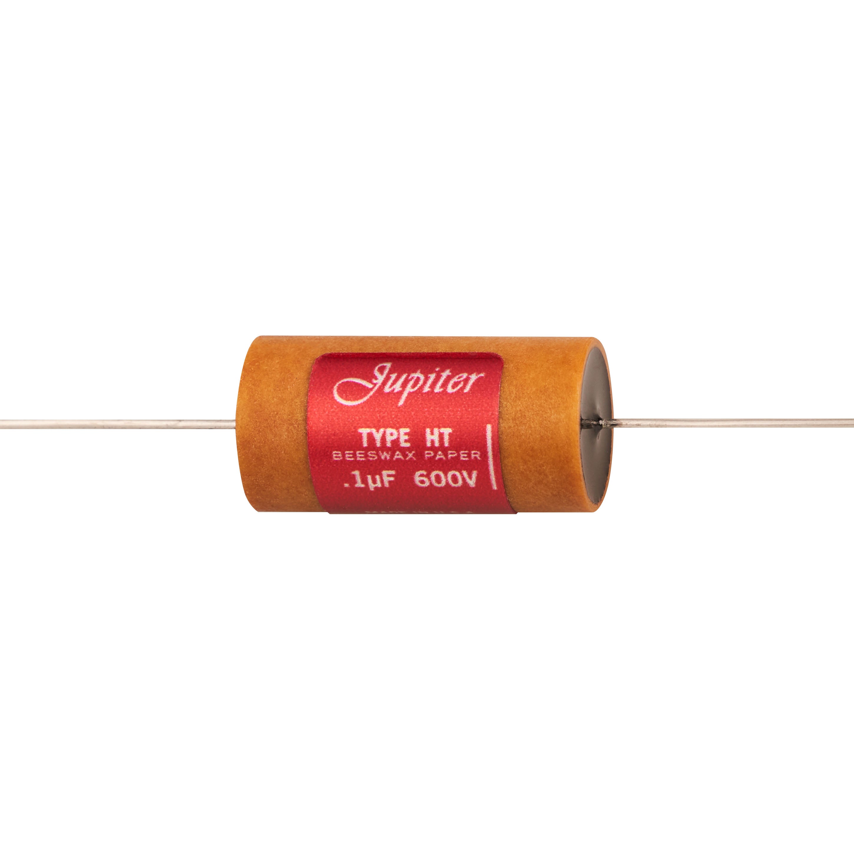 HT Round Wax and Paper Capacitors Aluminum 600V - Jupiter